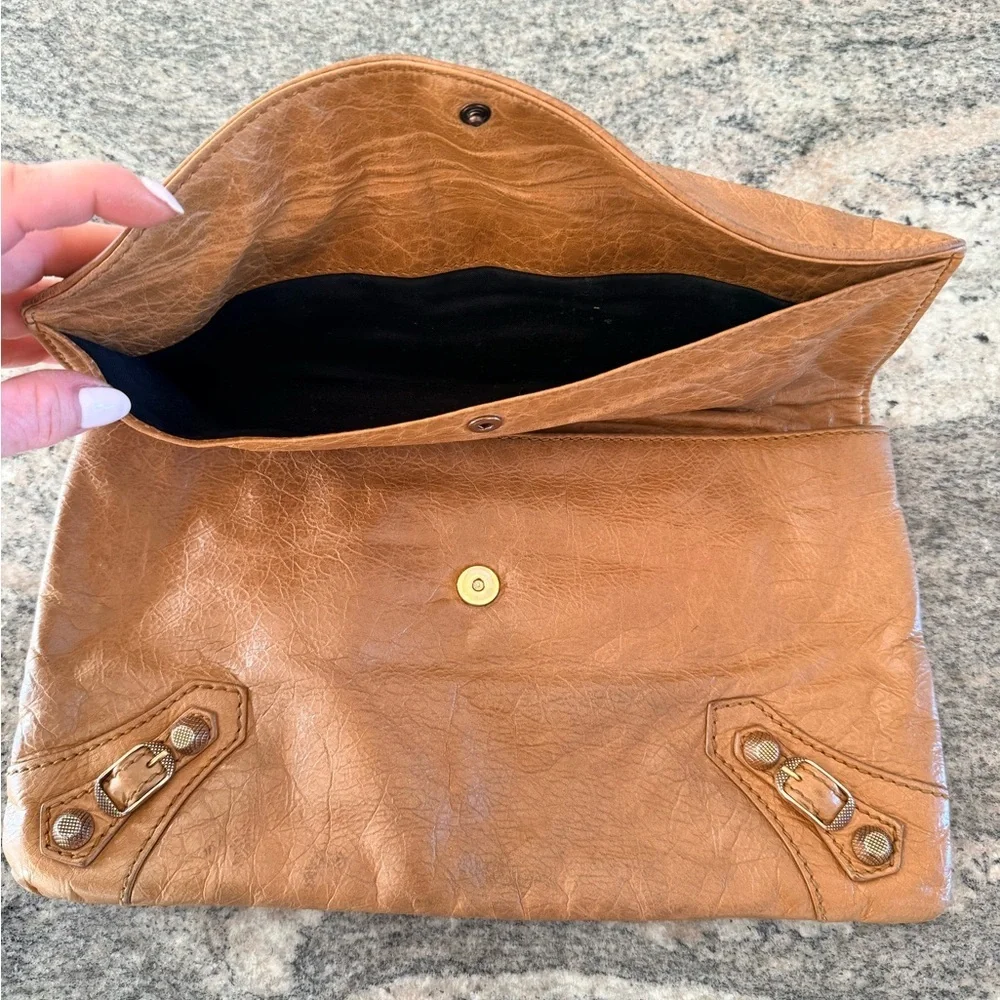 Balenciaga Brown Clutch - Picture 5 of 11